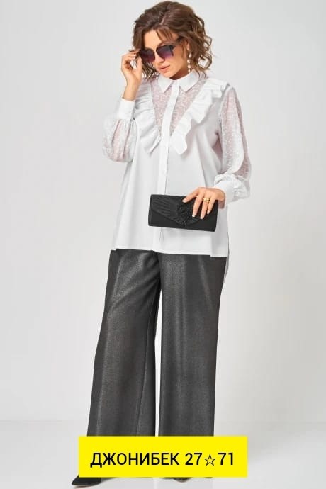 блуза eva grant,белая блуза,блуза,женская блузка,белая блузка