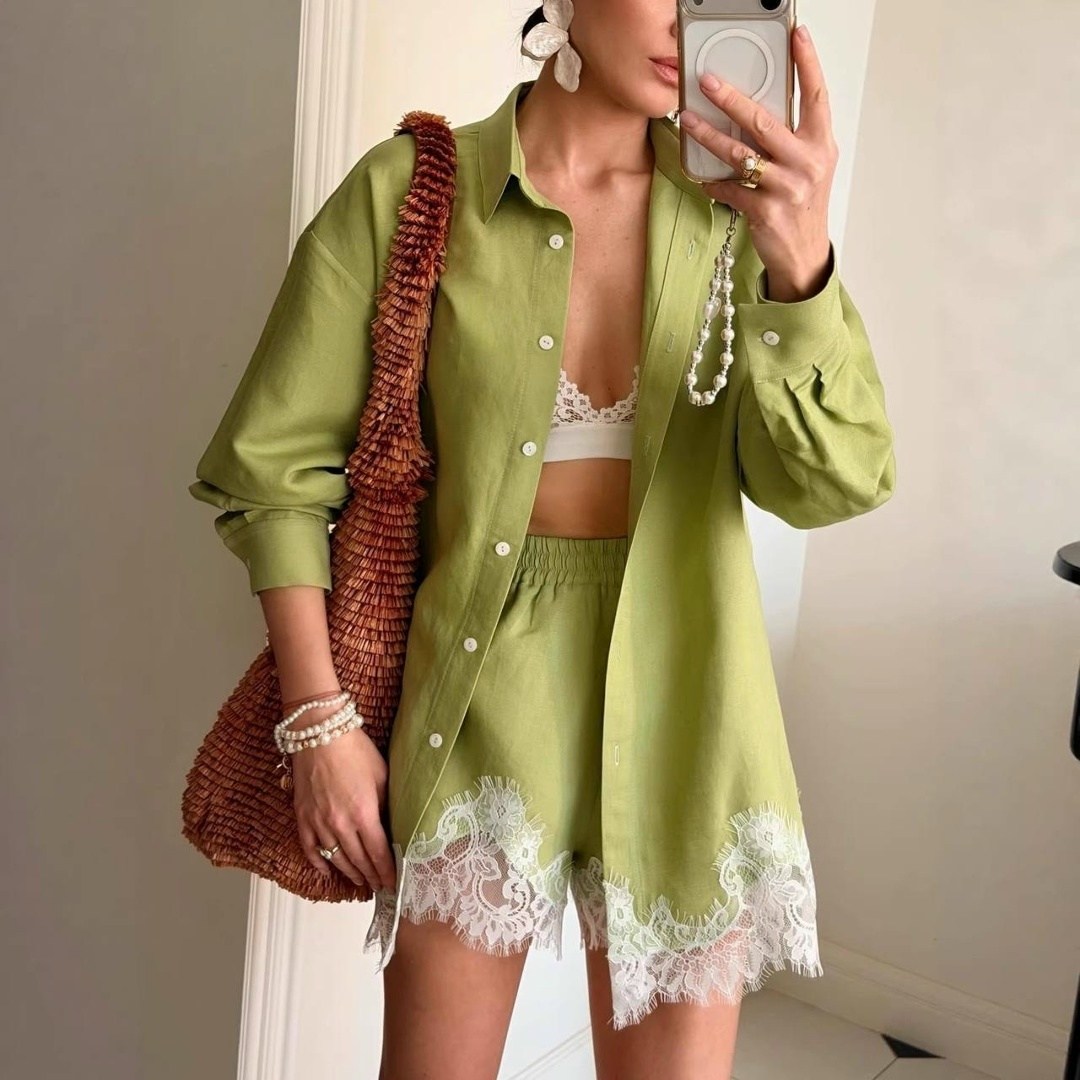 кружевная пижама,мода модная,женская пижама,