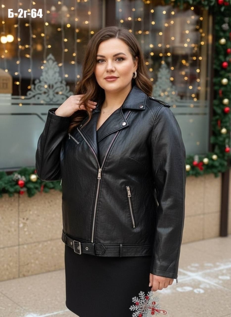 куртка женская кожаная,куртки из экокожи женские больших размеров,куртка из экокожи женская,куртка больших размеров кожаная косуха sharming style 209426006,кожаная куртка