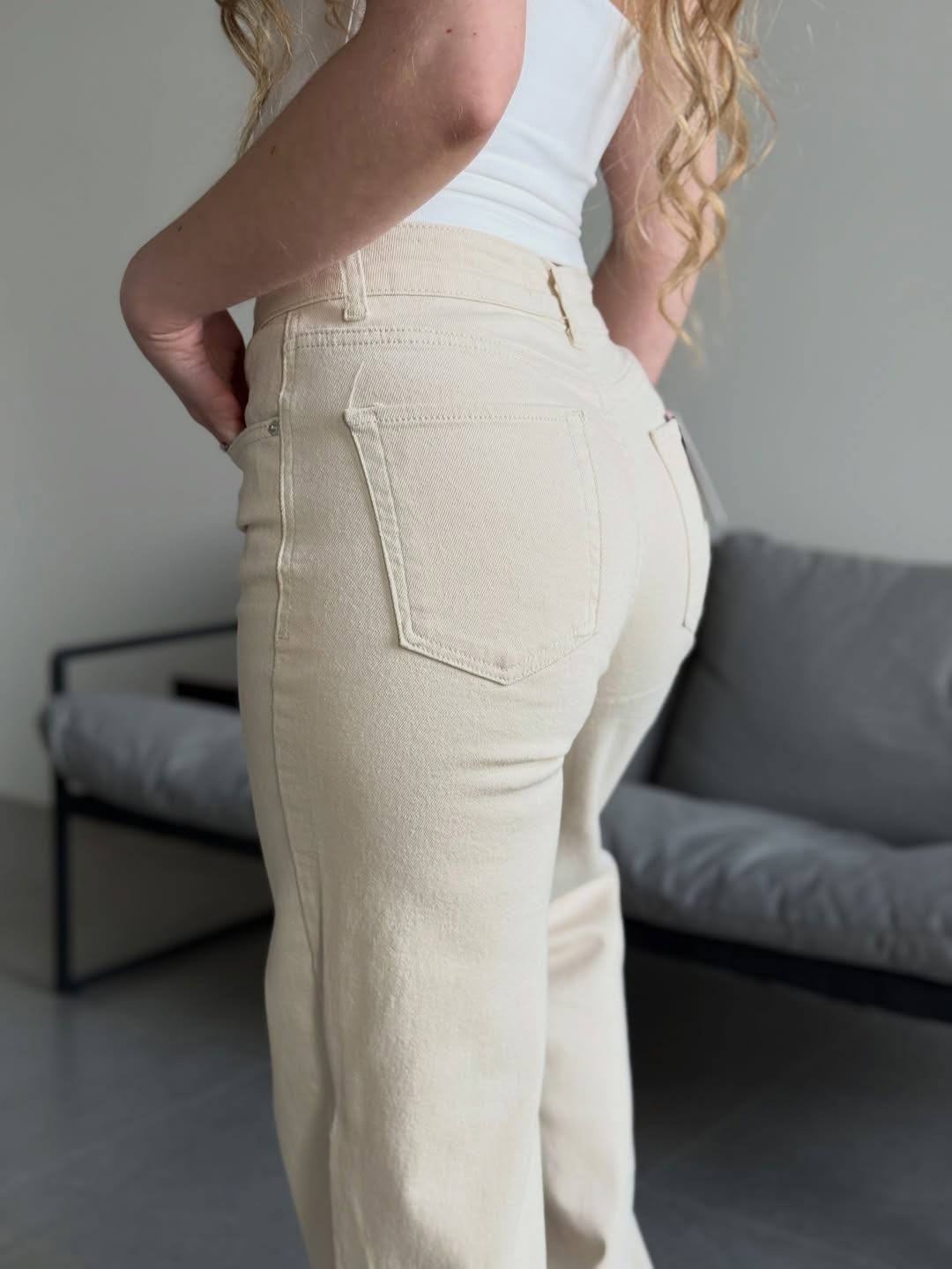 джинсы женские палаццо с высокой посадкой бежевые компания "маха",бежевые джинсы палаццо,джинсы бежевые,джинсы женские бежевые,джинсы женские палаццо с высокой посадкой бежевые