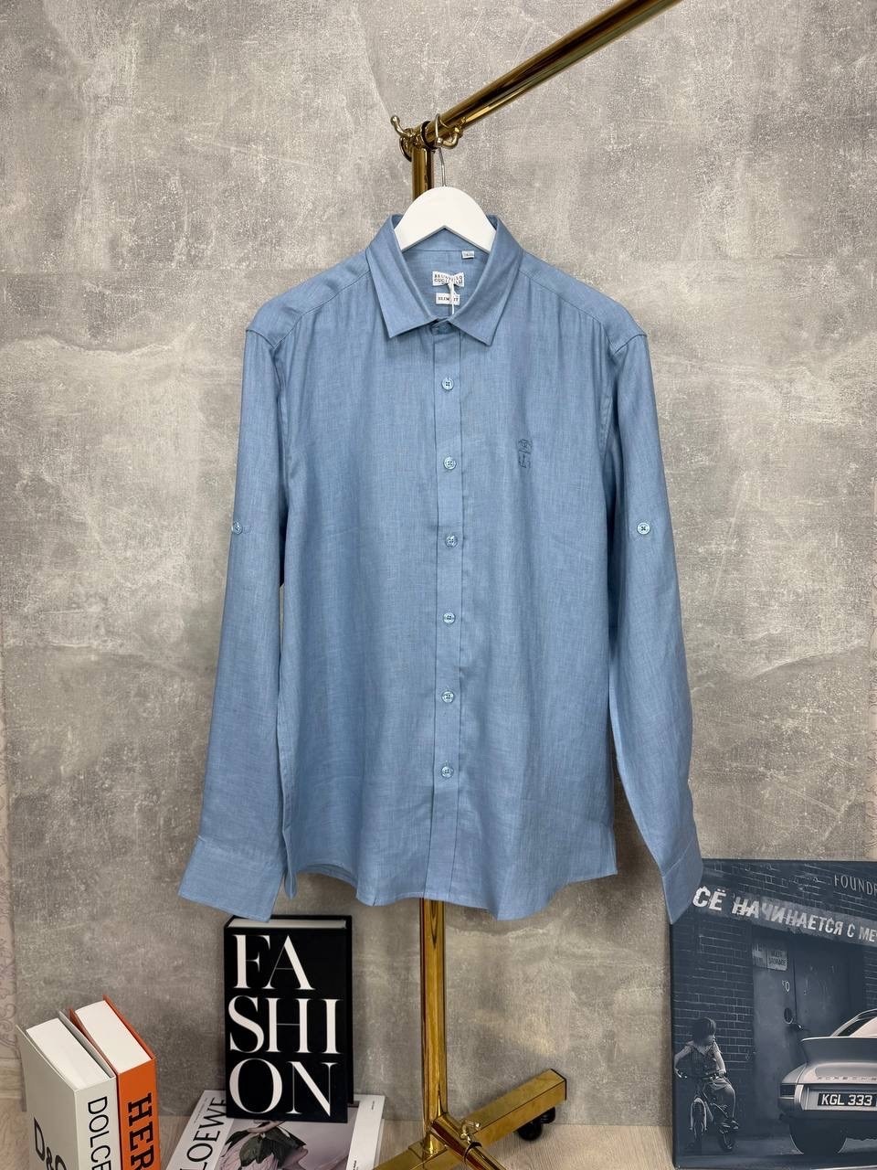 рубашка,рубашка льняная,повседневная рубашка,рубашка мужская,рубашка оранжевая