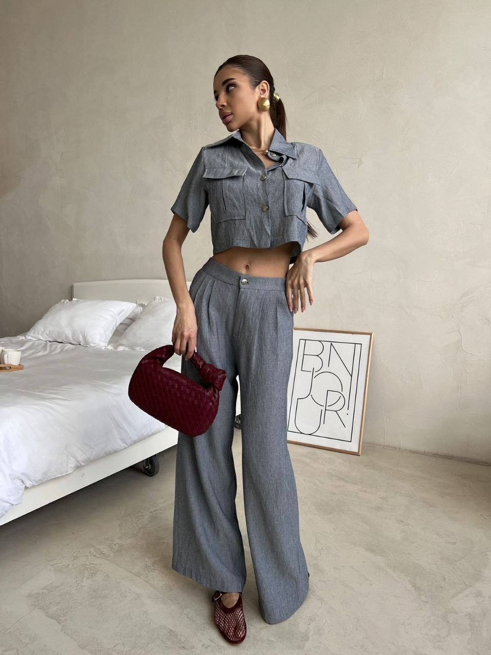 льняной костюм,брючные костюмы женские,широкие брюки,брючный костюм,костюм с брюками