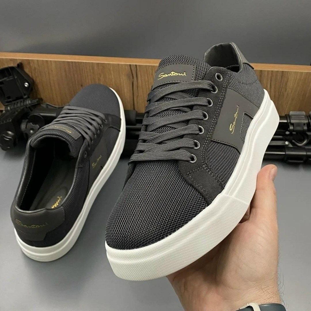 мужские кеды santoni,мужские кеды,,кроссовки santoni,мужской