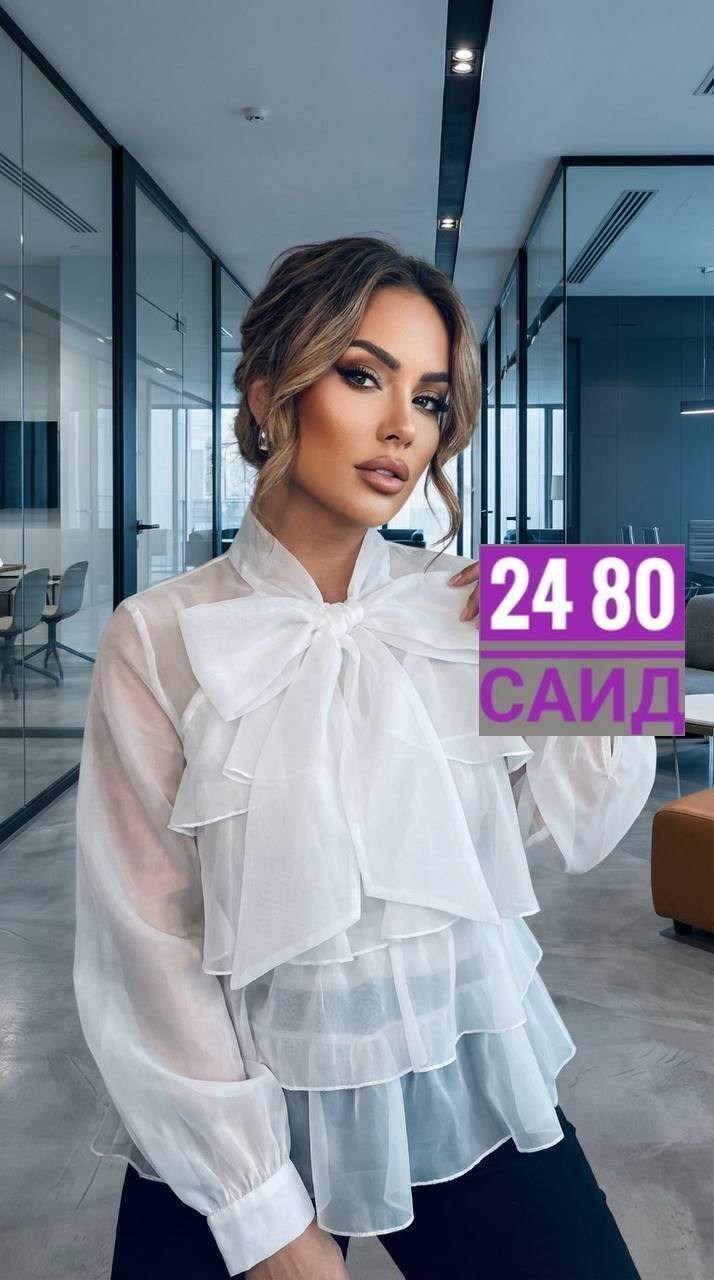 блузка из органзы,блузка шифоновая,блуза,блузка с оборками,нарядная блузка