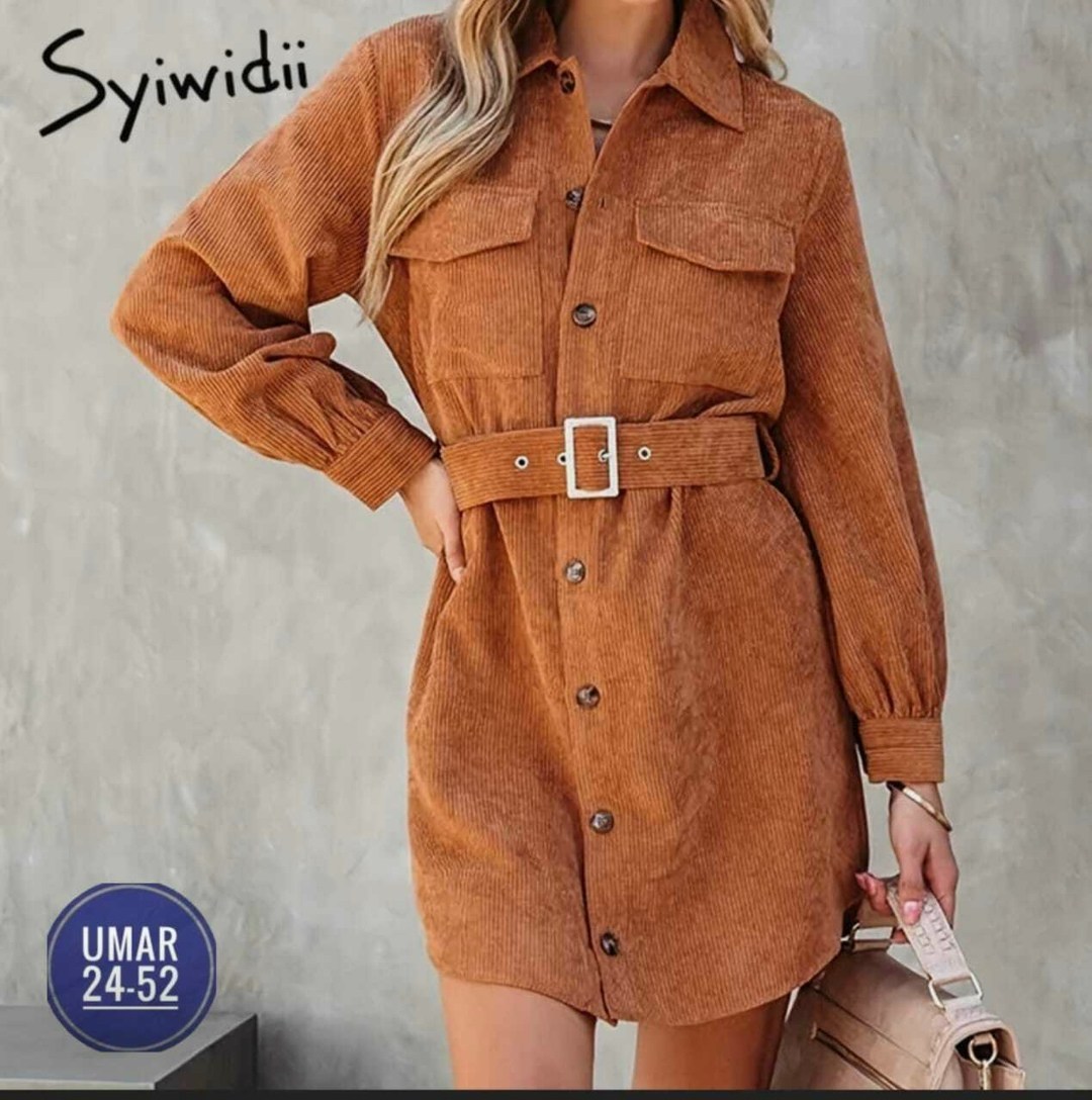 рубашка платье женская,платье рубашка с поясом,вельветовое платье рубашка декор, ,платье рубашка