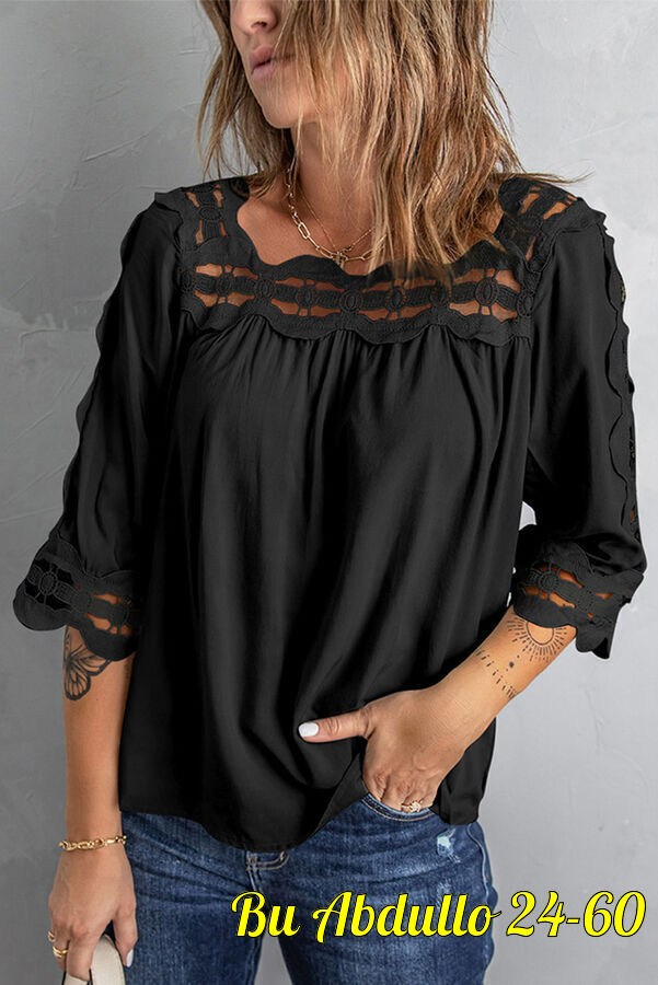 блузка с кружевными вставками,ажурная блузка,блузка ажурная женская,летние блузки женские,модная летняя блузка