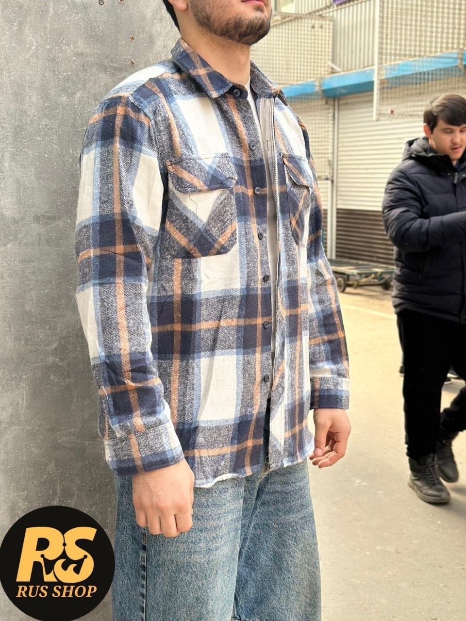 рубашка теплая,мужская рубашка,мужская рубашка в клетку,рубашка теплая мужская в клетку,рубашка в клетку теплая h&h fashion