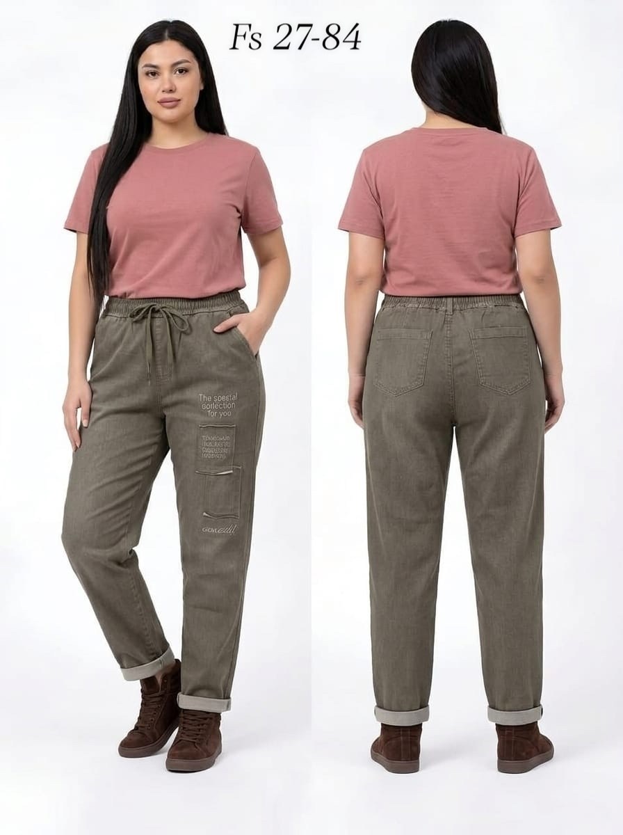 брюки женские бананы,брюки женские бананы арт. 8494,женские джинсы,брюки джинсы,женские джинсы бананы