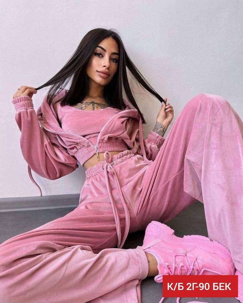 велюровый костюм тройка,велюровый костюм женский,костюм велюровый,стильные костюмы,костюм спортивный женский