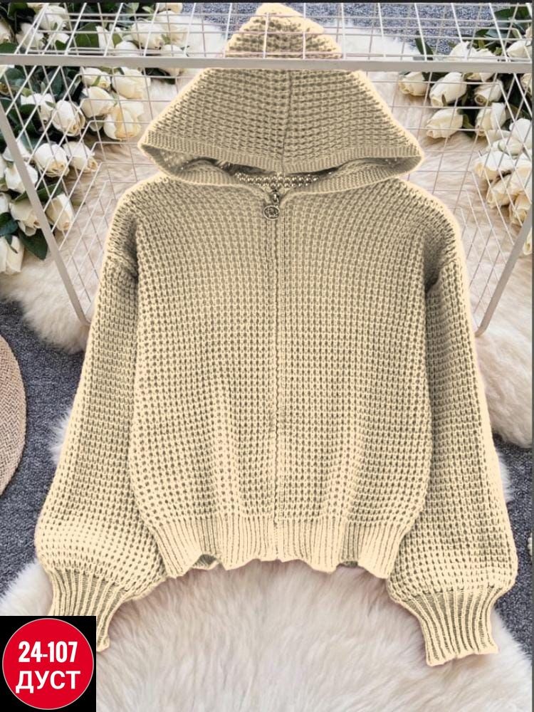 свитер кофта вязаная,свитера с капюшоном,вязаная кофта,модные свитера,кофта женская