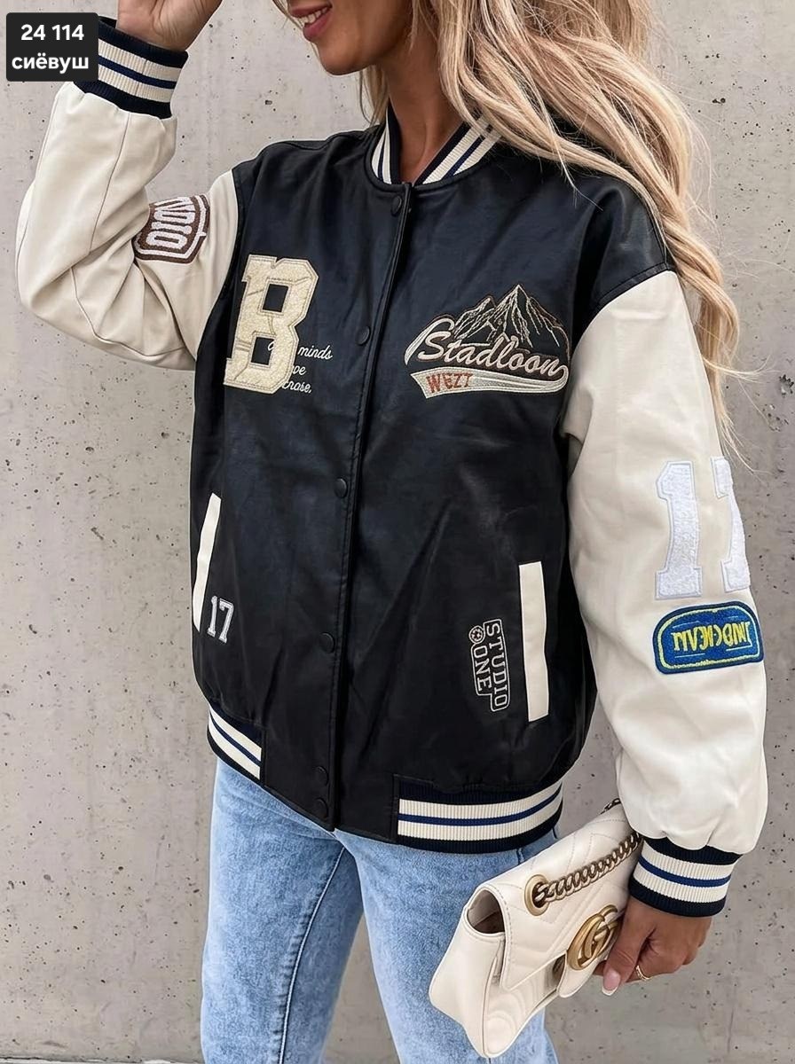 куртка бомбер,бомбер женский,бомбер оверсайз куртка из экокожи c&h style,кофта бомбер,куртка бомбер y2k оверсайз из экокожи pa&bn fashion