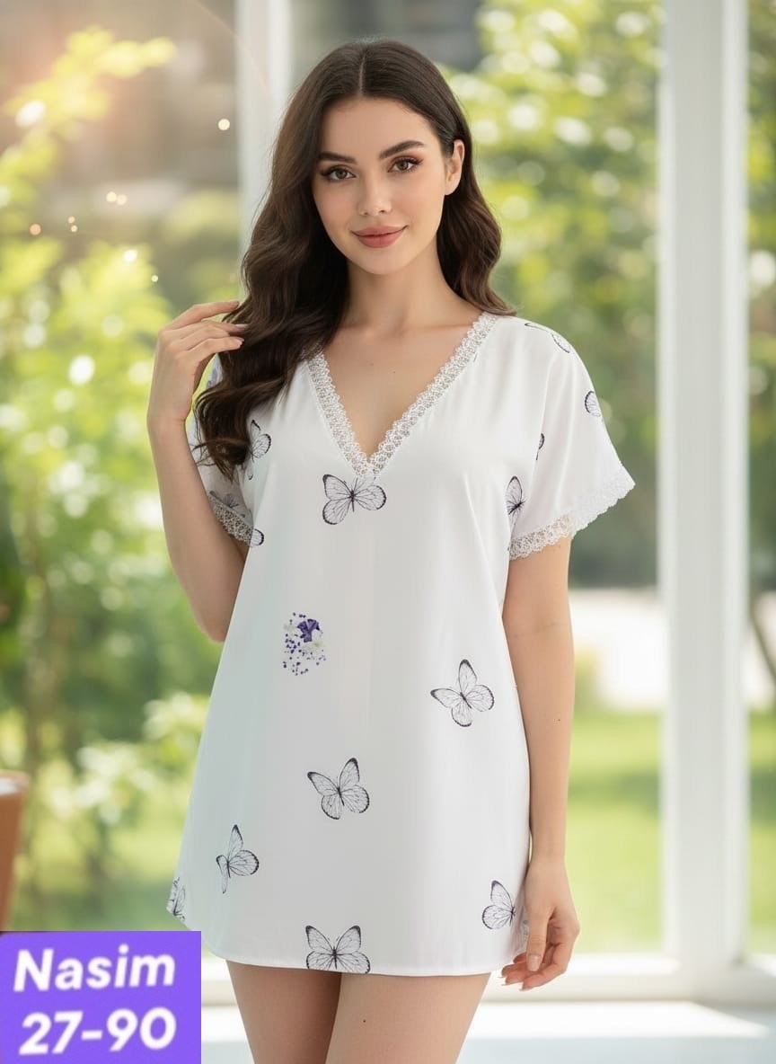 ночная сорочка женская,ночная сорочка,ночная сорочка sevim,пижама женская,ночная рубашка