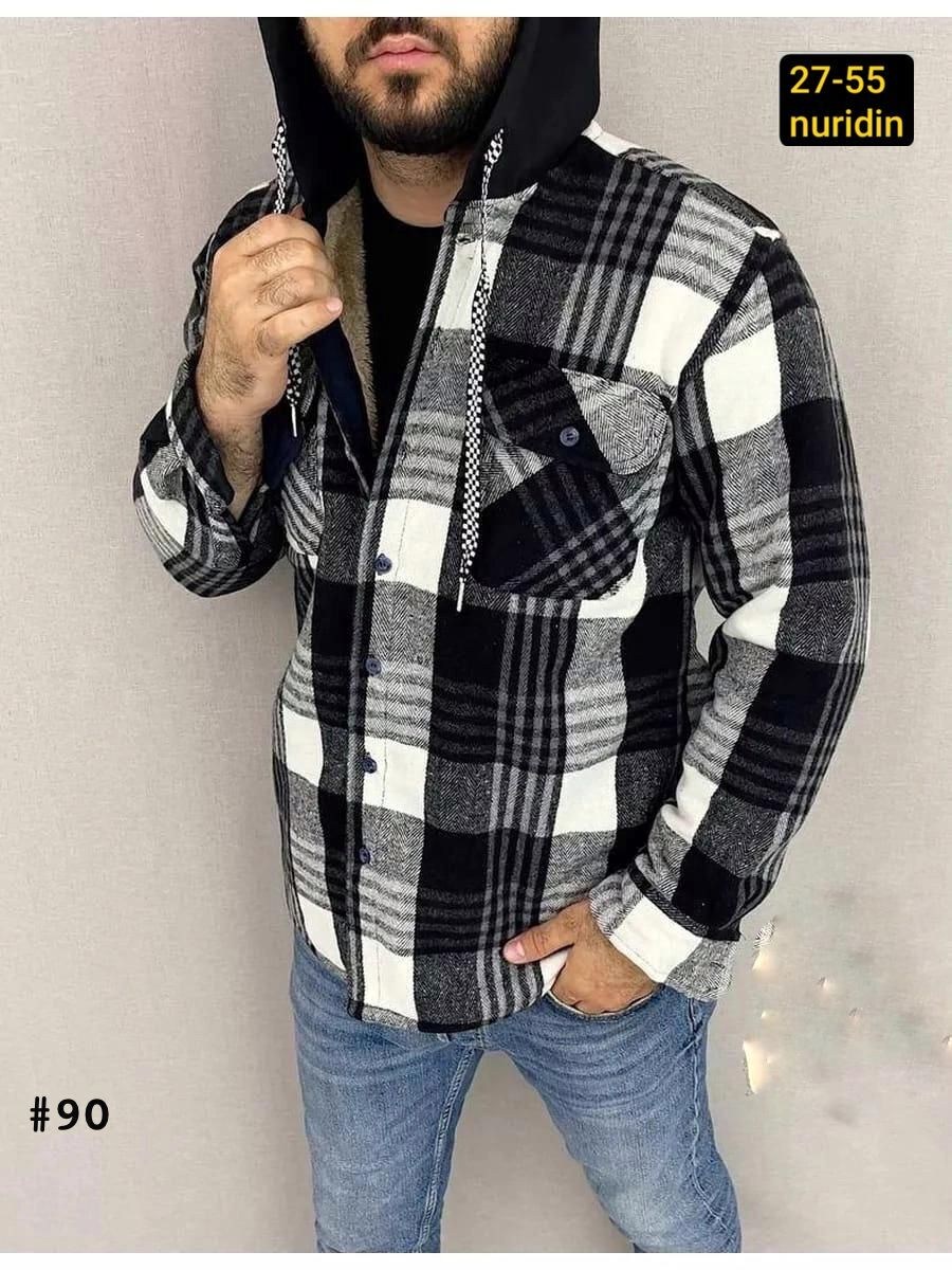 рубашка на меху,рубашка теплая мужская,рубашка теплая на флисе,рубашка с капюшоном,рубашка мужская с капюшоном