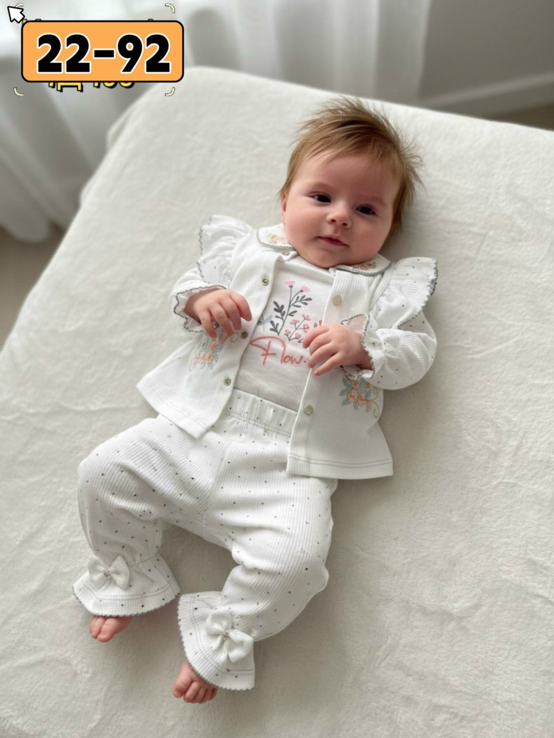 комплект одежды девочке,костюмчик,комплект костюм,комплект одежды детский,комплект для девочки benovse baby (кофточка, штанишки, шапочка) 1-00309260