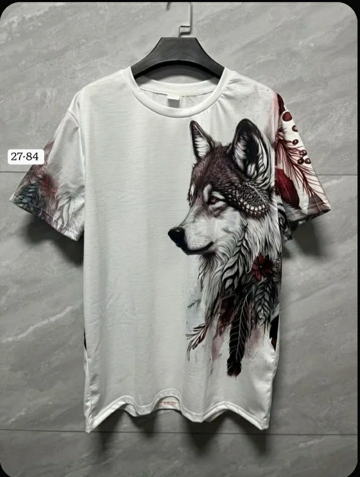 мужская футболка с принтом волка,футболка с волками,футболки мужские,мужская футболка с рисунком,футболка с рисунком волка