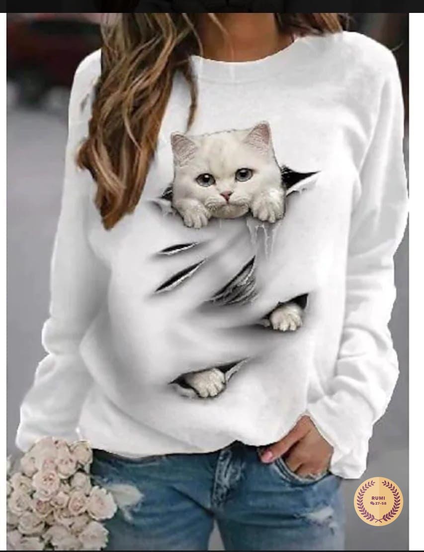 женская кофта,женская толстовка,hoodies sweatshirts,свитшот с принтом,свитшот с принтом кот