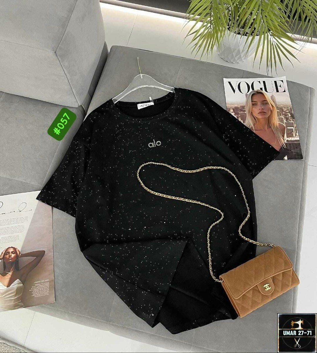 женская футболка,футболка со стразами,футболка оверсайз