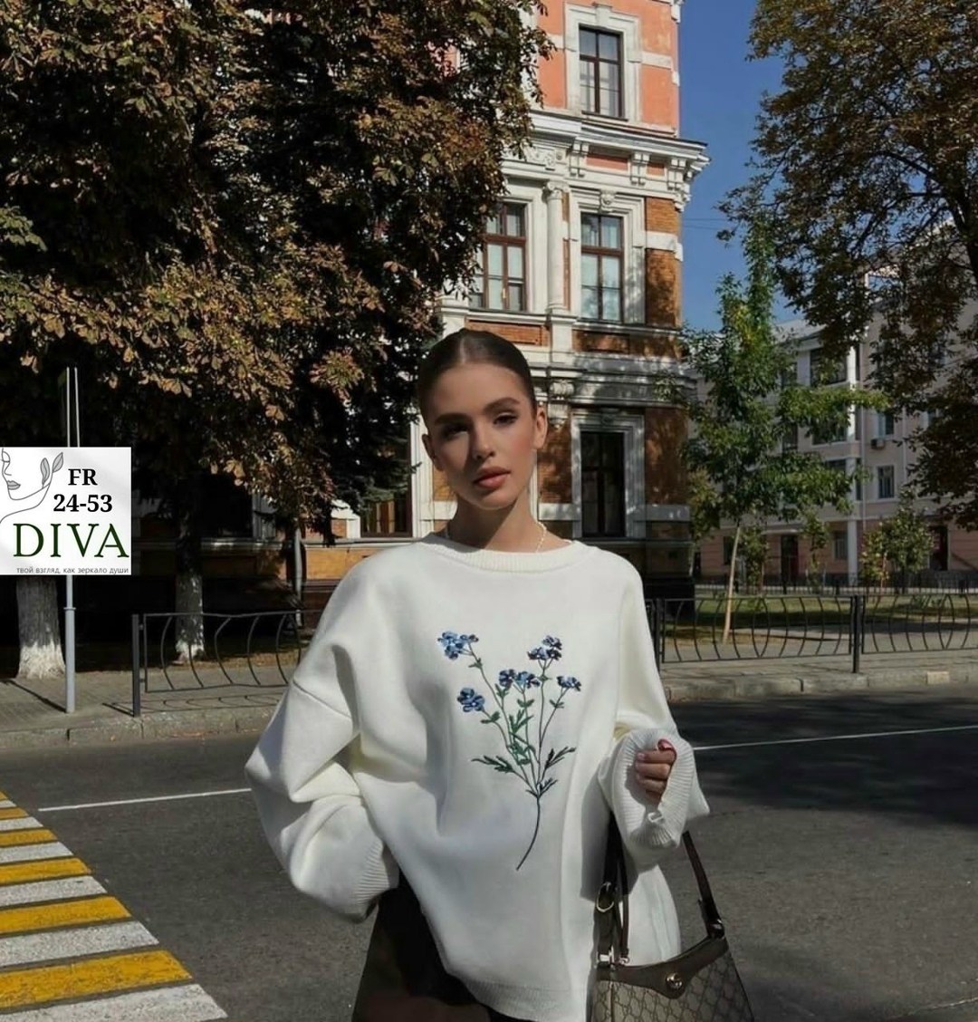 свитер туника вязаный оверсайз,свитер с облаками,свитер,свитер облачко,голубой свитер