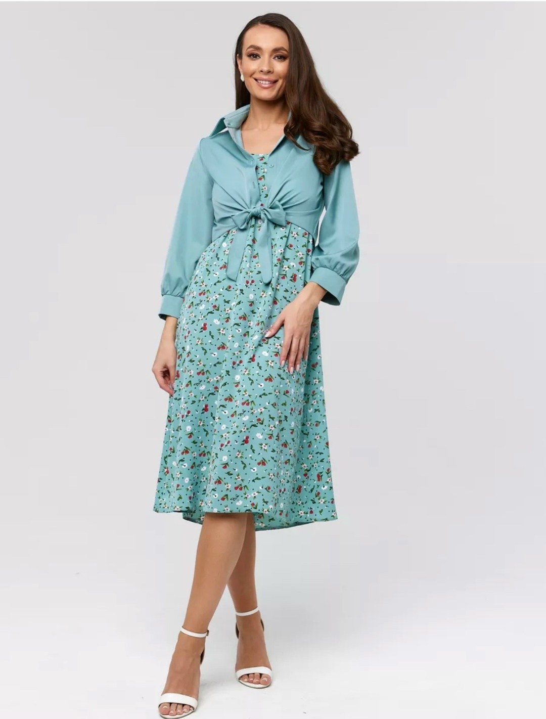 платье летнее,платье сарафан,стильное платье,платье женской,сарафан с рубашкой