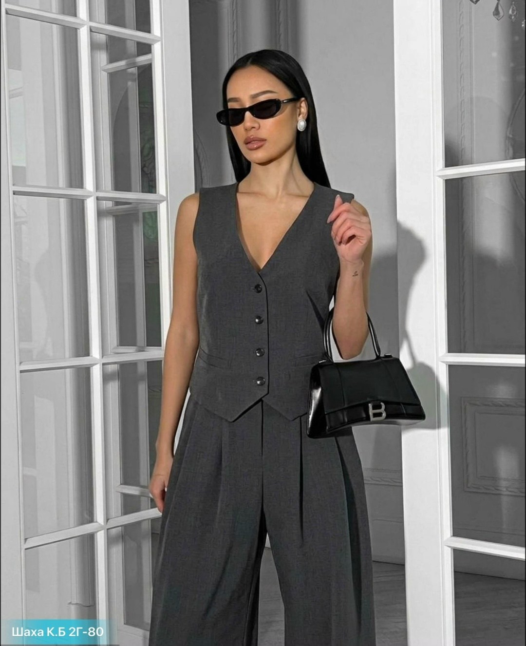 женский брючный костюм из жилета и брюк,костюм с жилетом брючный классический ne.skromno,женский брючный костюм,костюм с брюками,костюм женский