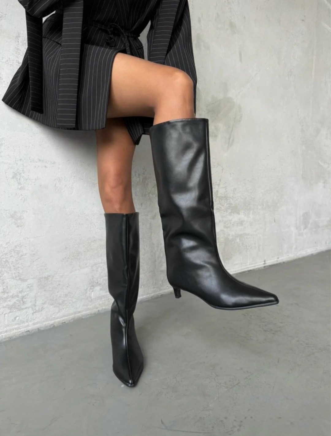 сапоги демисезонные на маленьком каблуке gh collection,сапоги демисезонные на маленьком каблуке gh collection цвет черный,сапоги трубы на каблуке демисезонные valentina wang,сапоги женские,сапоги труб