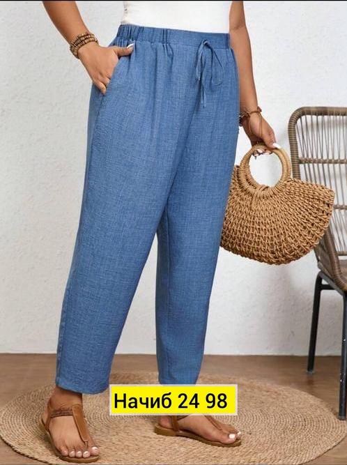 брюки женские летние,женские брюки большие размеры,летние брюки,брюки ollsy 4016 голубой,одежда брюки