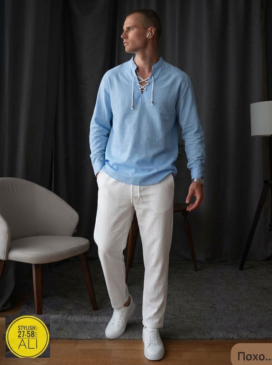 льняная рубашка мужская,рубашка льняная,рубашка мужская,повседневная рубашка,рубашка модная