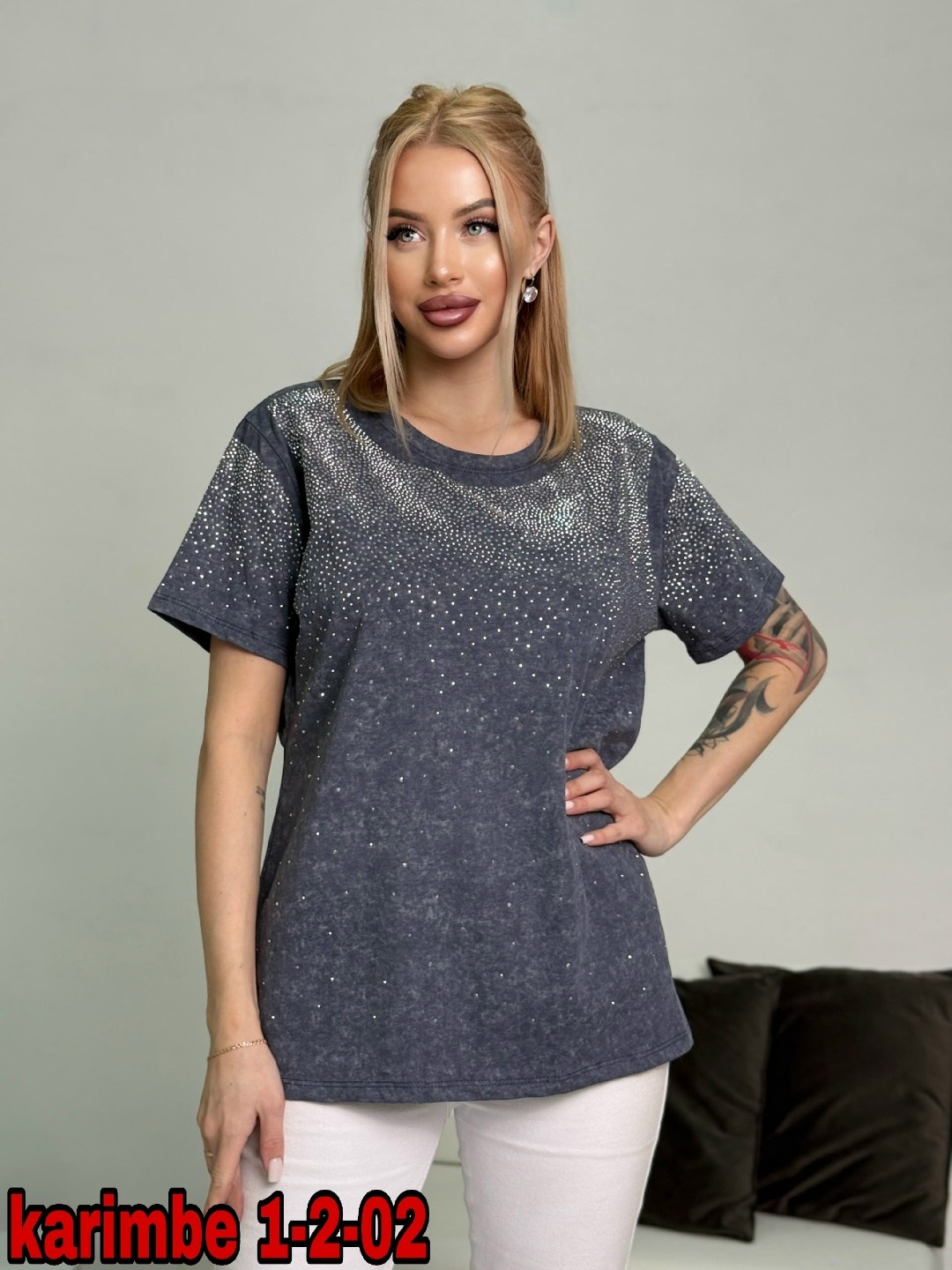 футболка оверсайз со стразам,женская футболка,женская футболка со стразами,футболка варенка со стразами оверсайз bema brend,футболка со стразами