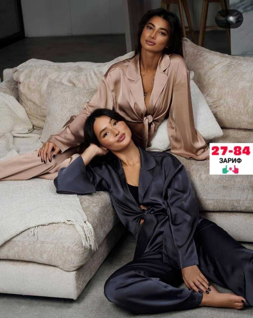 костюм брючный,пижама со штанами шелковая,атласный костюм,шелковая женская пижама,костюм женский в пижамном стиле