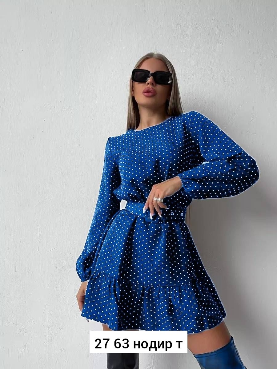платье женской,платье женское с длинными рукавами,платья,платья мини,женское платье в горошек