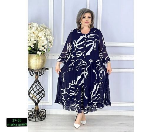 платье женское шифон,платье повседневное больших размеров a.andre,женское платье больших размеров,шифоновое платье женское больших размеров,женское платье ткань шифон