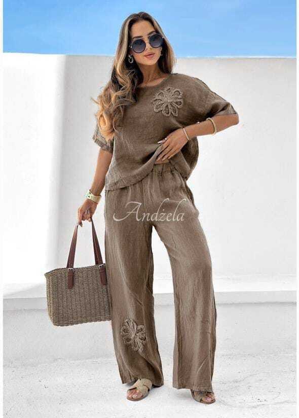 брючный костюм из льна,костюм льняной женский,льняной брючный костюм,костюм женский льняной брючный,повседневный костюм