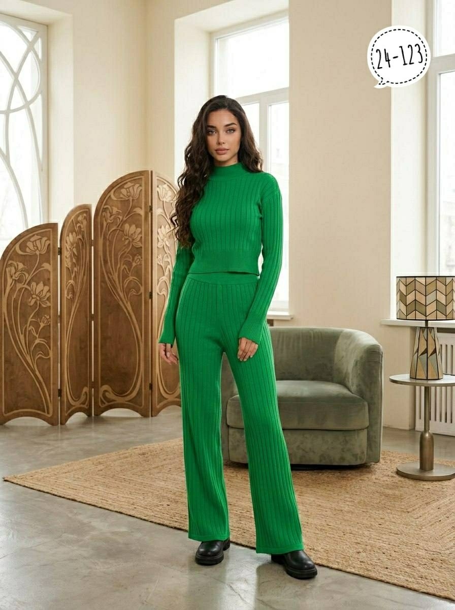 трикотажный костюм женский,костюм женский кофта и штаны арт. 1545967,женский костюм,костюм классический,костюм с брюками