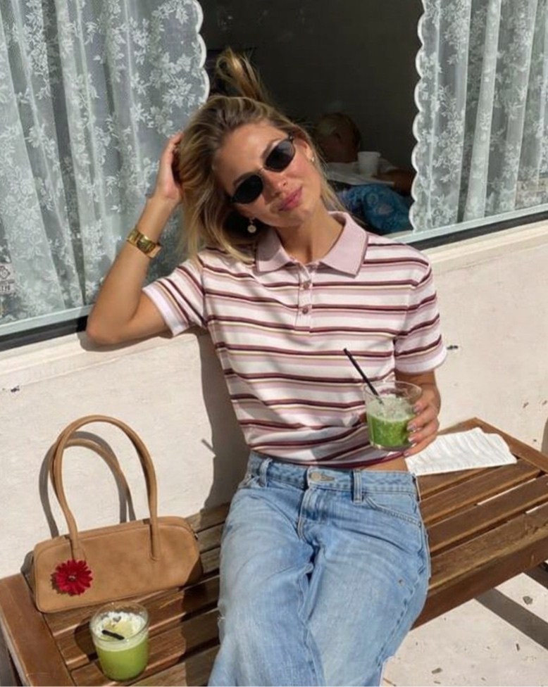 футболка-поло женская,футболка женская,футболка в полоску,женская полосатая футболка,футболка поло