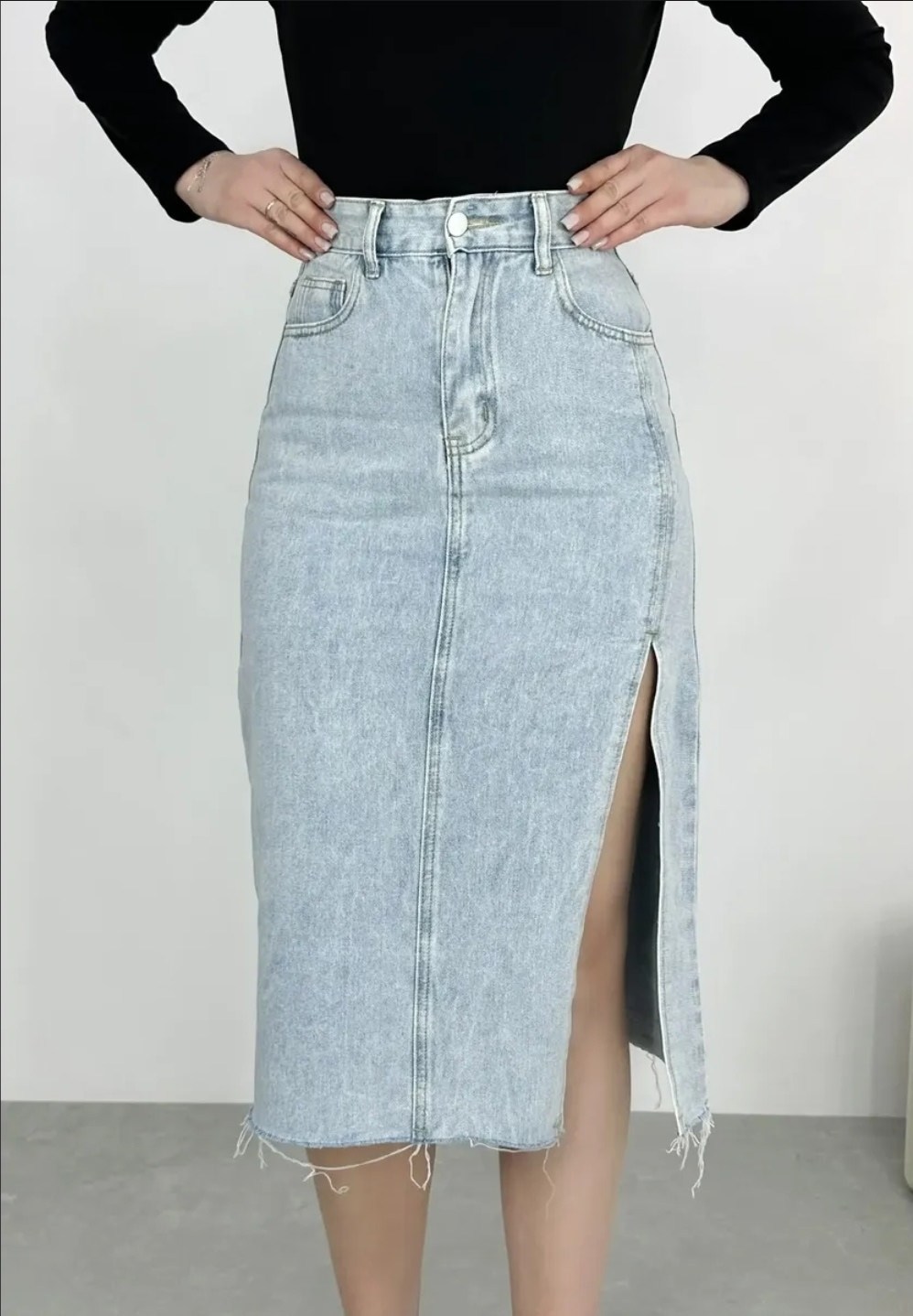 джинсовая юбка миди с разрезом,джинсовая юбка миди с разрезом спереди,юбка джинсовая миди с разрезом спереди ju&m,юбка джинсовая макси с разрезом,джинсовая юбка макси с разрезом спереди