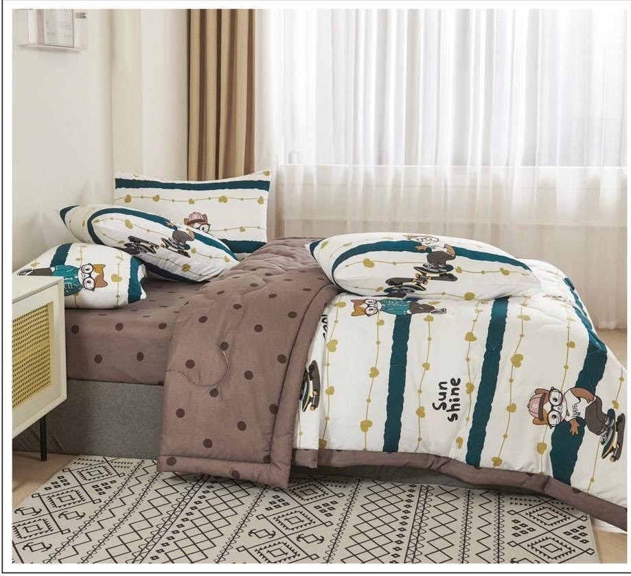 комплект детского постельного белья с одеялом,комплект постельного белья,комплект постельного белья с двумя одеялами,постельное белье с одеялом 1.5 спальное детское santfair,комплект с одеялом