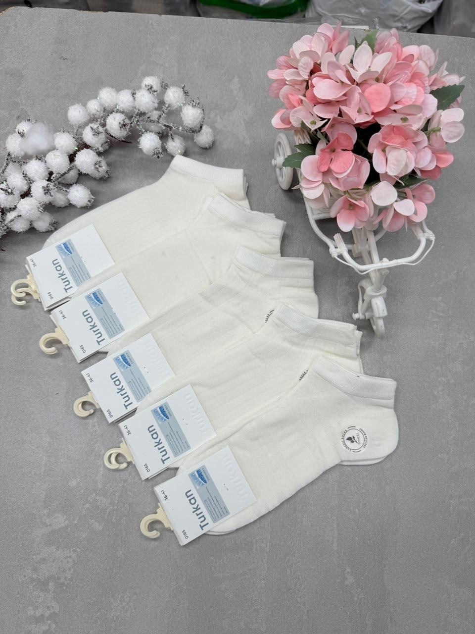 носки женские 10 пар,женские носки,носки женские белые,носки короткие набор 10 пар туркан,носки хлопковые