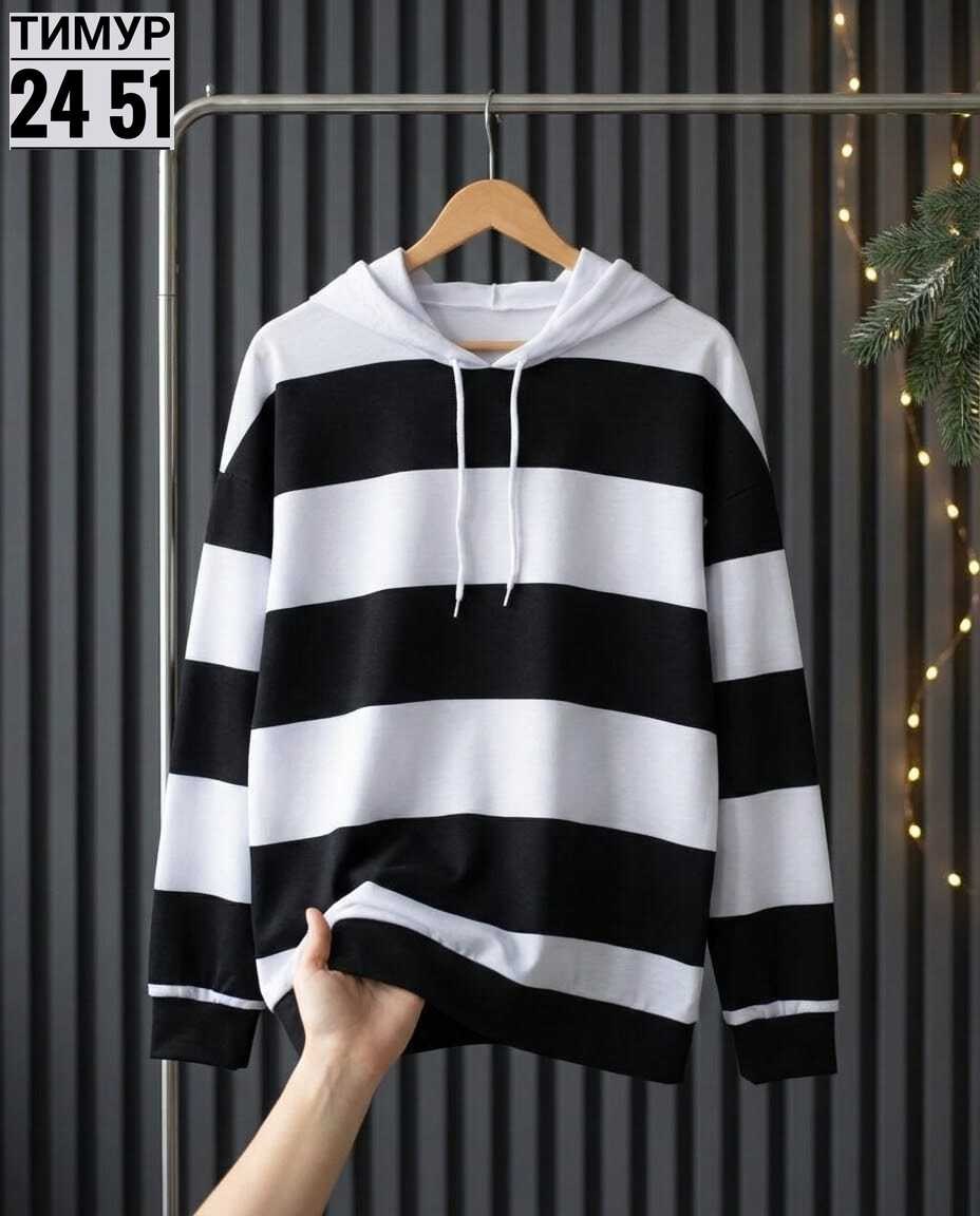 толстовка с капюшоном женская,толстовка повседневная,женская толстовка,толстовка в полоску,женская свободная толстовка