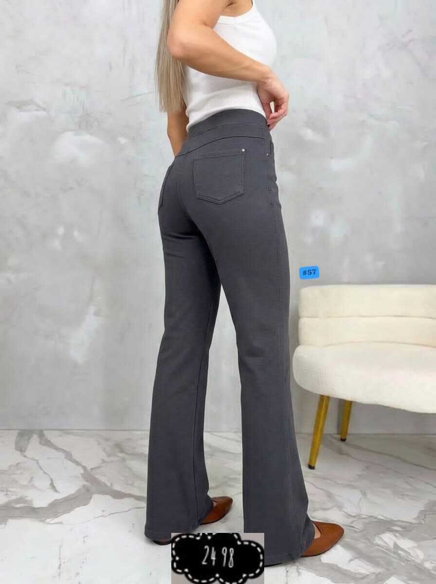 женские джинсы клеш,джинсы клеш,женские джинсы,джинсы клеш от колена с высокой посадкой стрейч laminia,джинсы