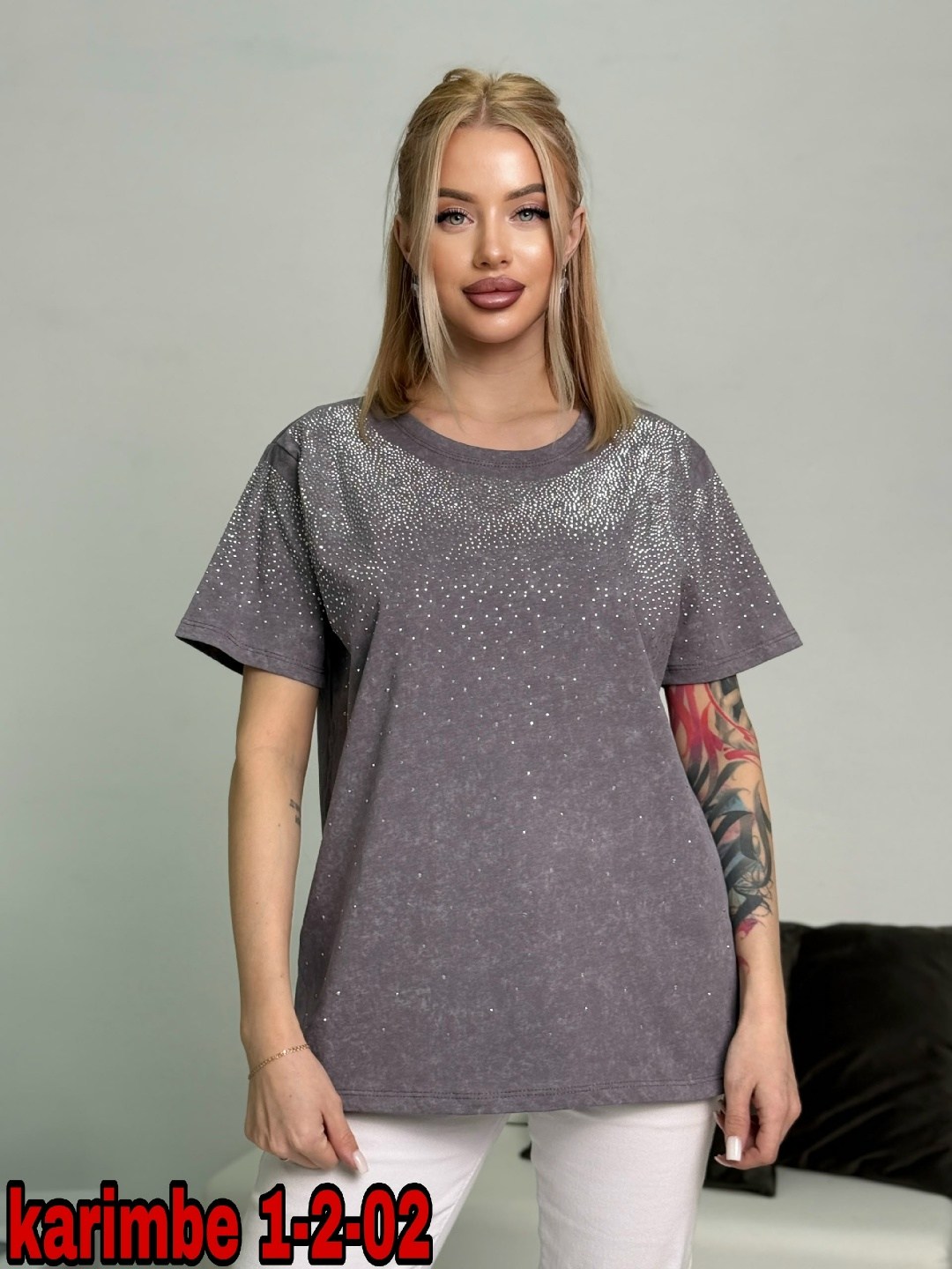 футболка оверсайз со стразам,женская футболка,женская футболка со стразами,футболка варенка со стразами оверсайз bema brend,футболка со стразами