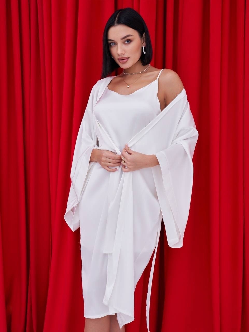 пеньюар женский комплект халат сорочка,пеньюар женский комплект халат,комплект пеньюар,халат пеньюар,сорочка с халатом