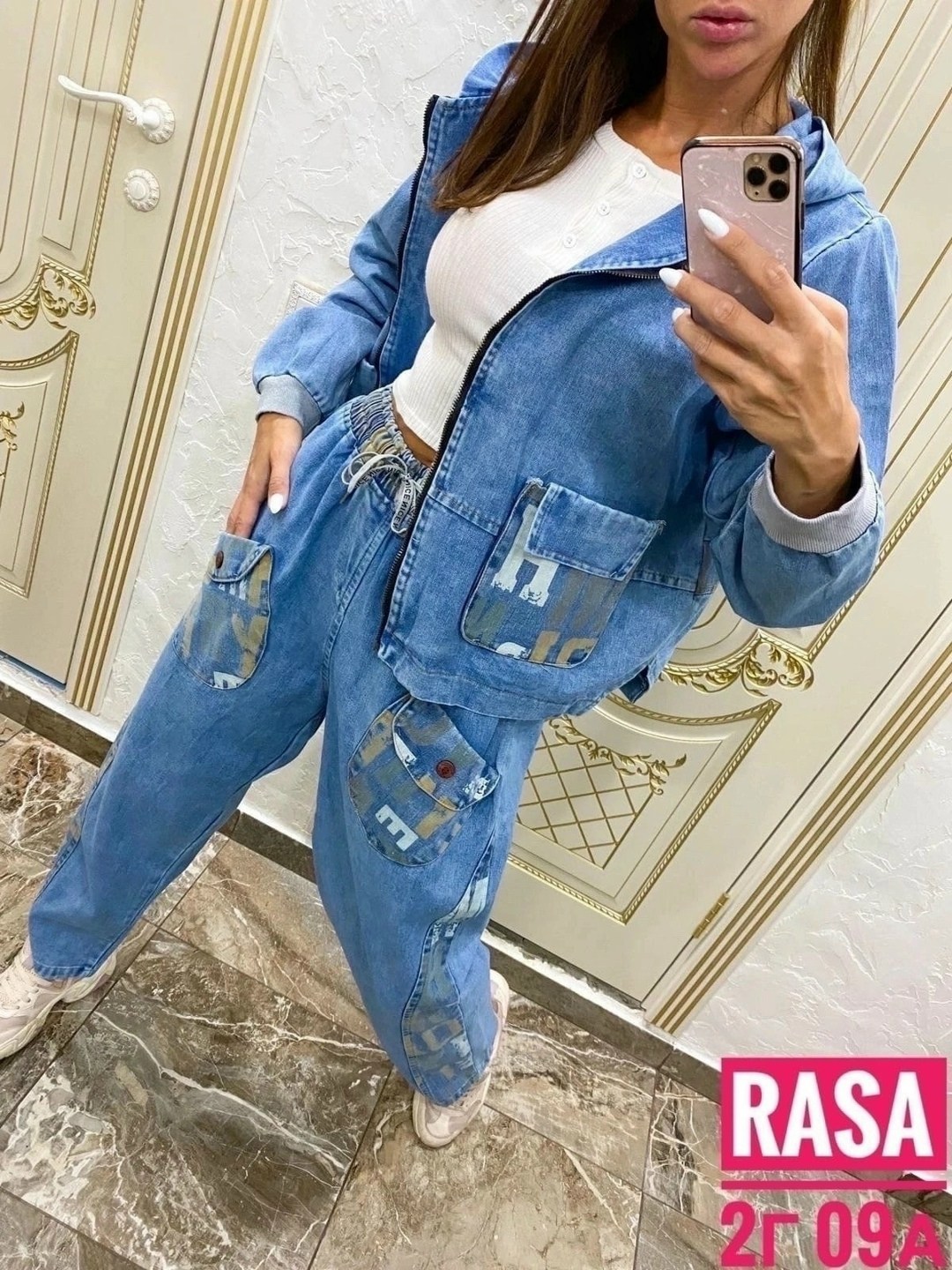 женский джинсовый костюм,костюм джинсовый женский av 100756147,джинсовый костюм,костюм джинсовый женский av цвет синий,джинсовый костюм двойка женский