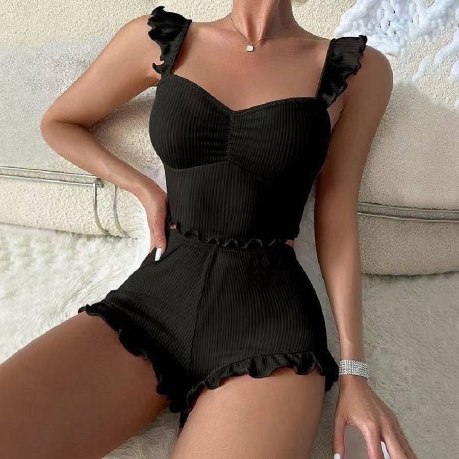 сексуальная пижама,пижама женские,пижама в рубчик женская с шортами,пижама женская комплект,комплект пижама