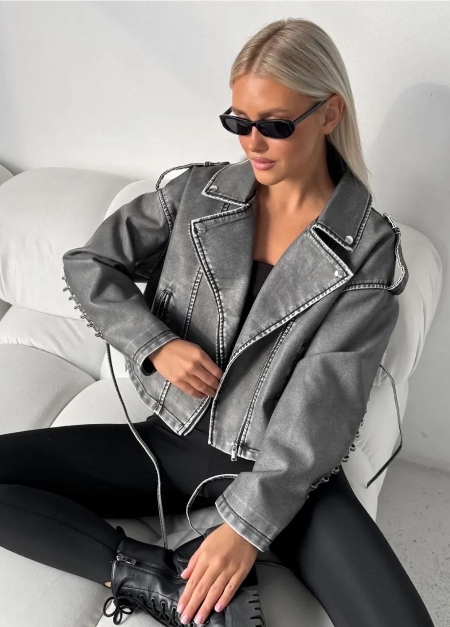 косуха куртка кожаная укороченная xr-xoroshy,косуха куртка,женская кожаная куртка косуха оверсайз,косуха оверсайз демисезонная c&h style,кожаная куртка косуха