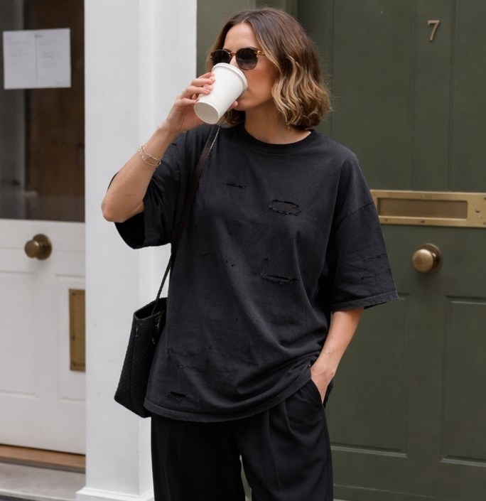 футболка оверсайз,женская футболка оверсайз,футболки женская,рваная футболка,футболка оверсайз варенка