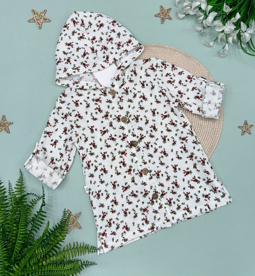 муслиновая рубашка с капюшоном,муслиновая рубашка детская с капюшоном,рубашка с капюшоном из муслина детская,рубашка с капюшоном из муслина,рубашка с капюшоном