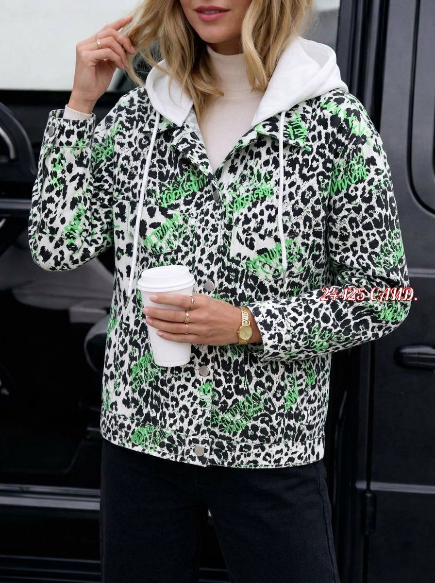леопардовая куртка,куртка демисезонная с леопардовым принтом biscolli,женская толстовка,толстовка с леопардовым принтом,кофта женская