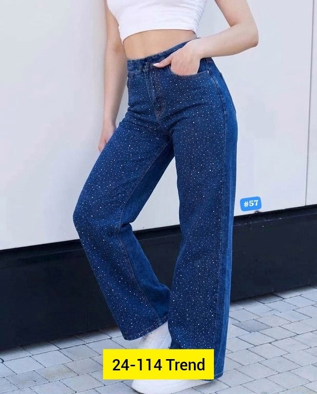 джинсы со стразами,женские джинсы со стразами,женские джинсы,джинсы трубы стразе,джинсы палаццо со стразами