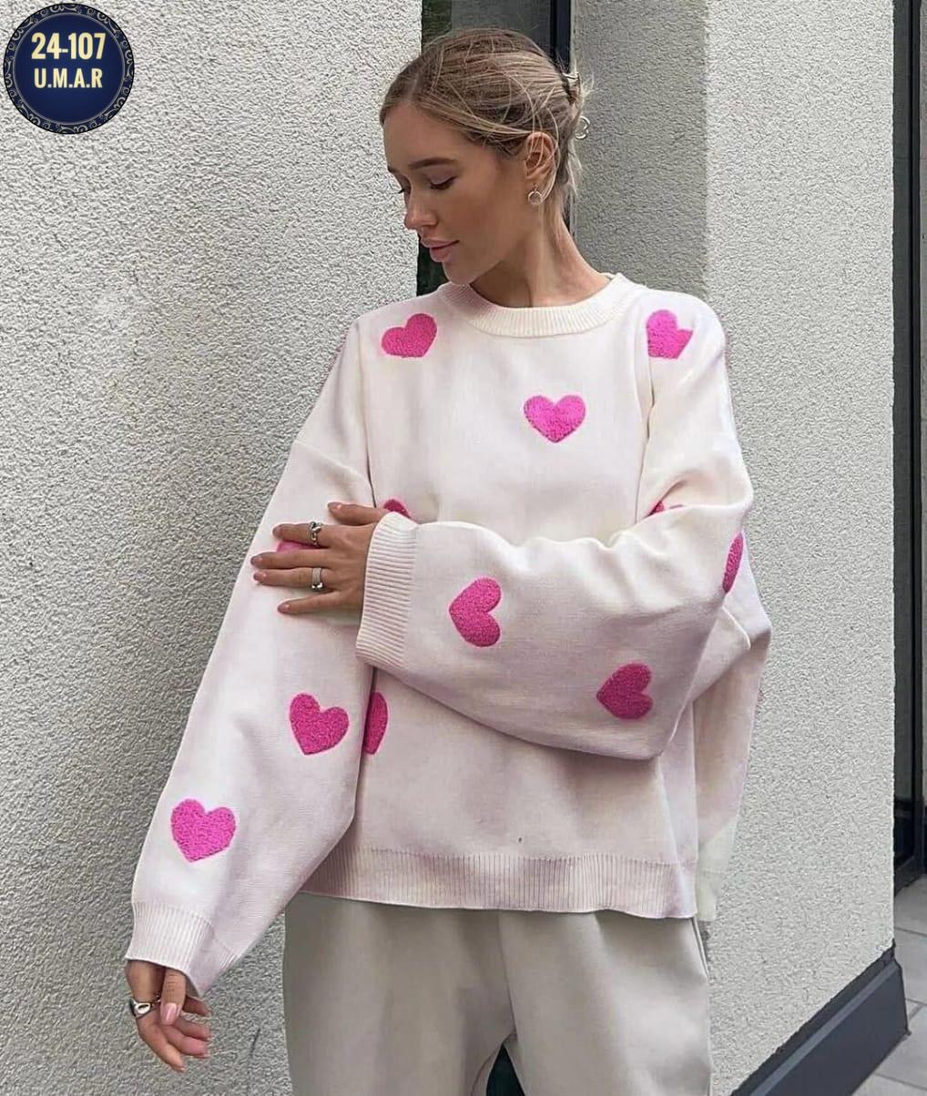 свитер сердечки оверсайз,свитер 3d оверсайз длинный вязаный с сердечками katkat fashion,свитер с сердечками,свитер оверсайз вязаный с сердечками теплый myhearts,свитер оверсайз с сердцами julavstile