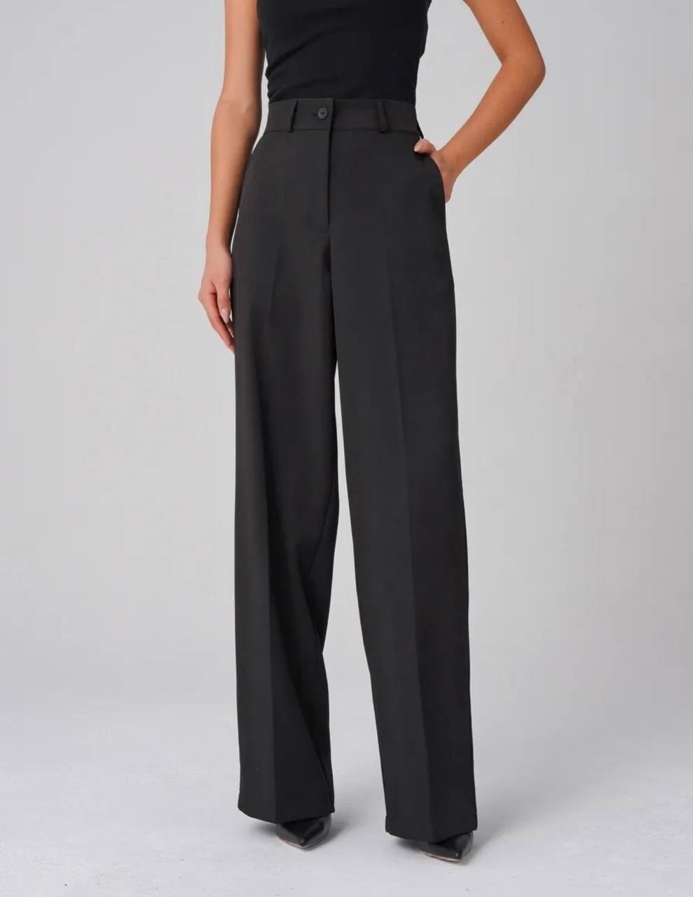 брюки прямые,классические брюки,брюки черные классические,брюки 1162 черный anelli,брюки